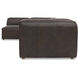 Form XQ Espresso Brown Leather Modular Sectional, Signature